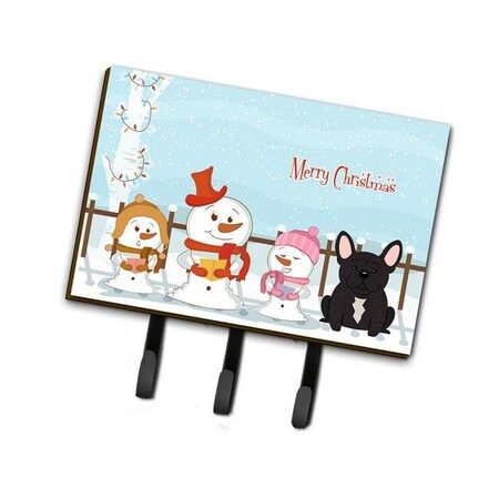 Carolines Treasures BB2340TH68 Merry Christmas Carolers French Bulldog Brindle Leash or Key Holder BB2340TH68